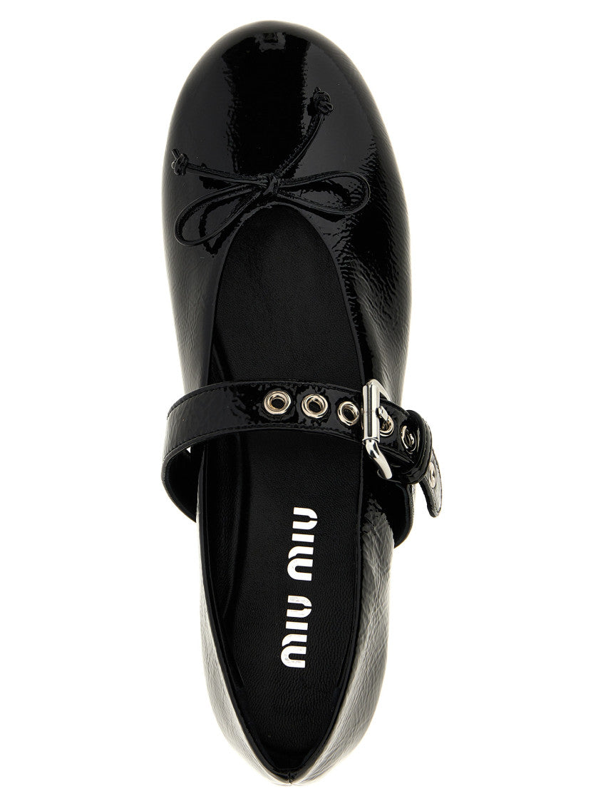 Black Bow Ballet Flats 4