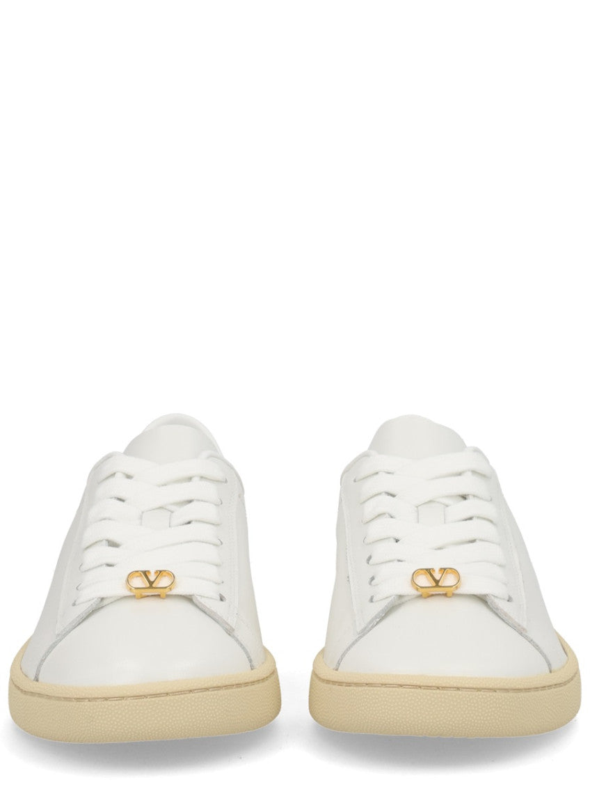White Solid Royco Sneakers 3