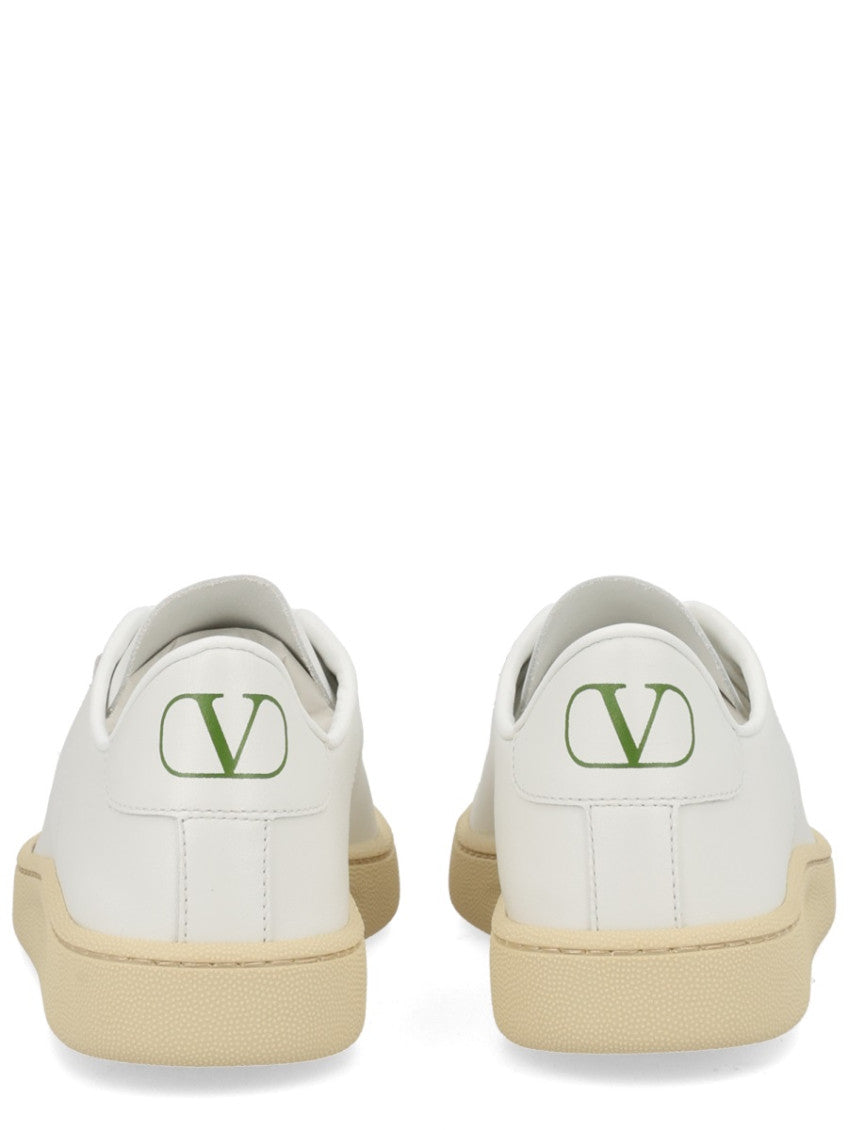 White Solid Royco Sneakers 4