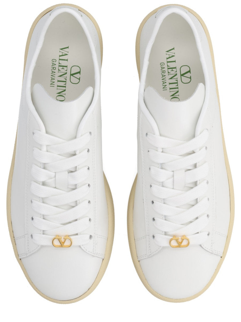 White Solid Royco Sneakers 5