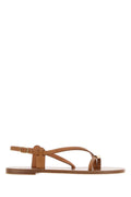 Brown Solid Matilda Sandals 1