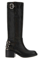 Black Leather Boots 1