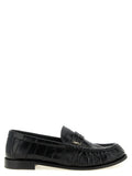 Black Leather loafers 1