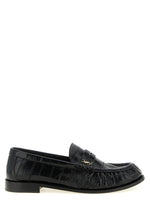 Black Leather loafers 1