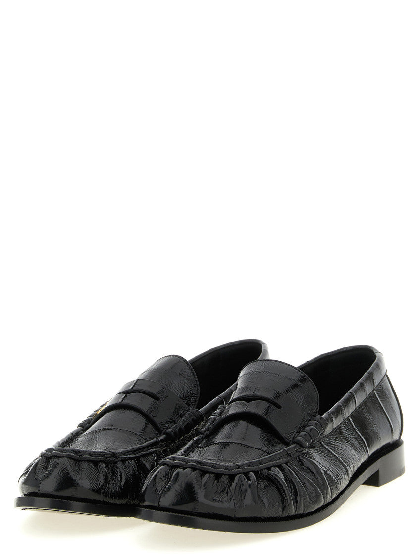 Black Leather loafers 2
