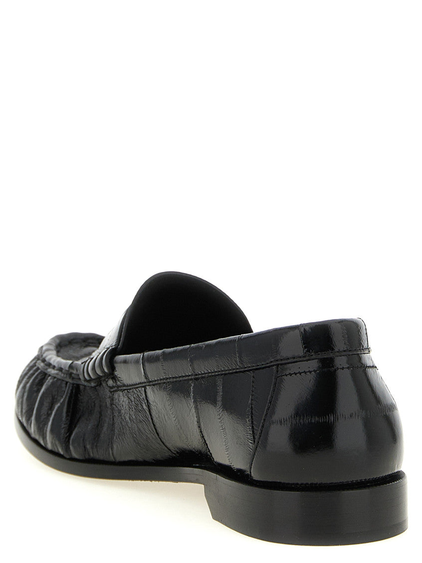 Black Leather loafers 4