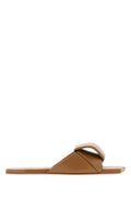Brown Leather Origami Flats 1