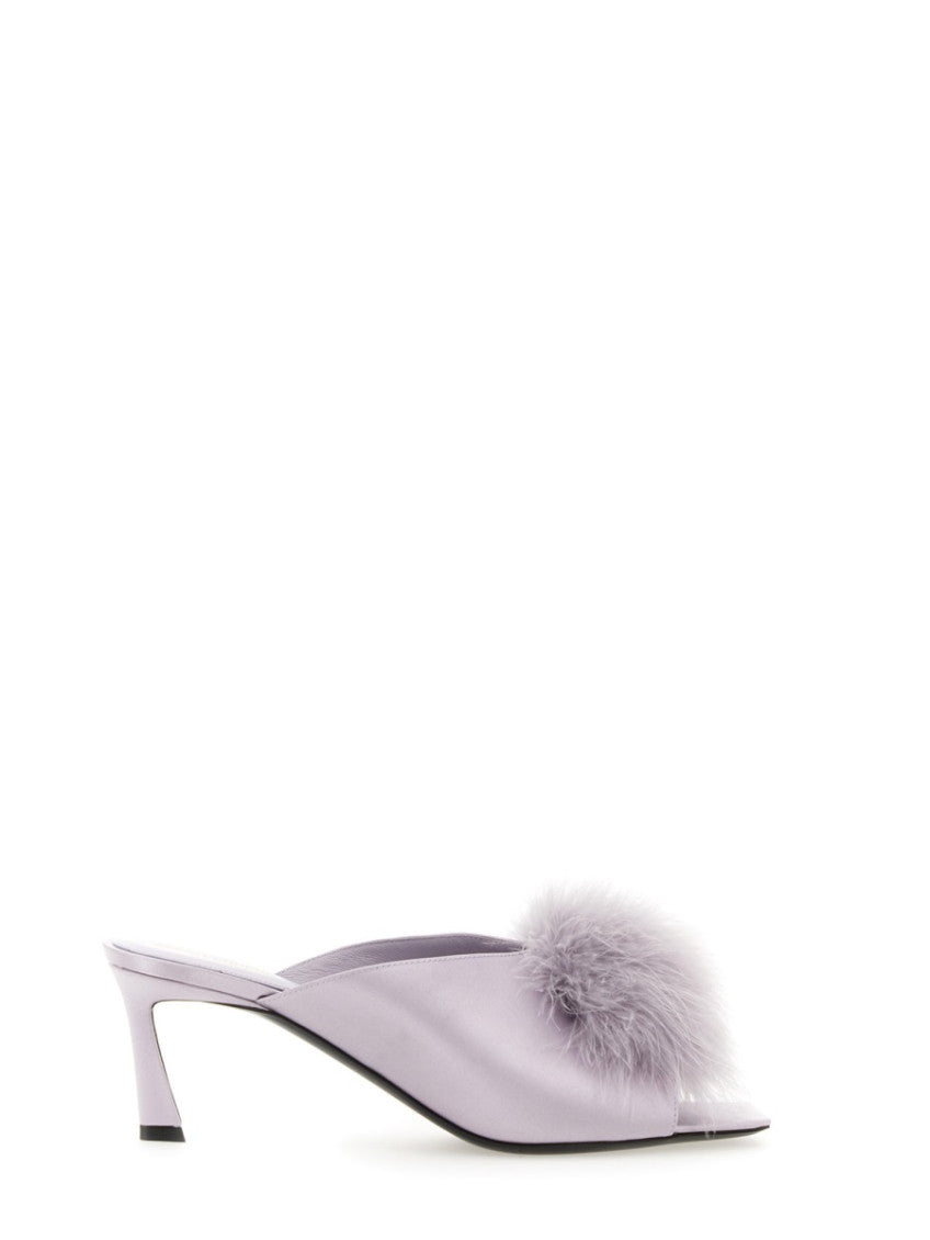 Purple Solid Mae Mules 1