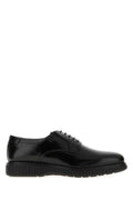 Black Solid Sandro Lace Ups Shoes 1