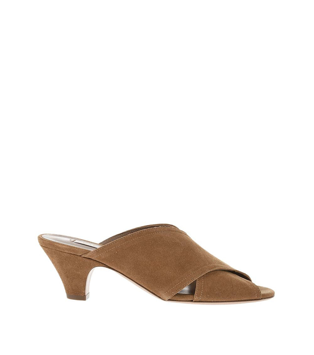 Brown Suede Heels 1