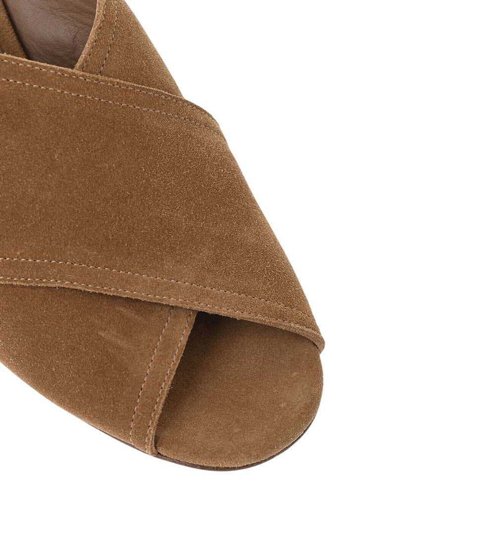 Brown Suede Heels 4
