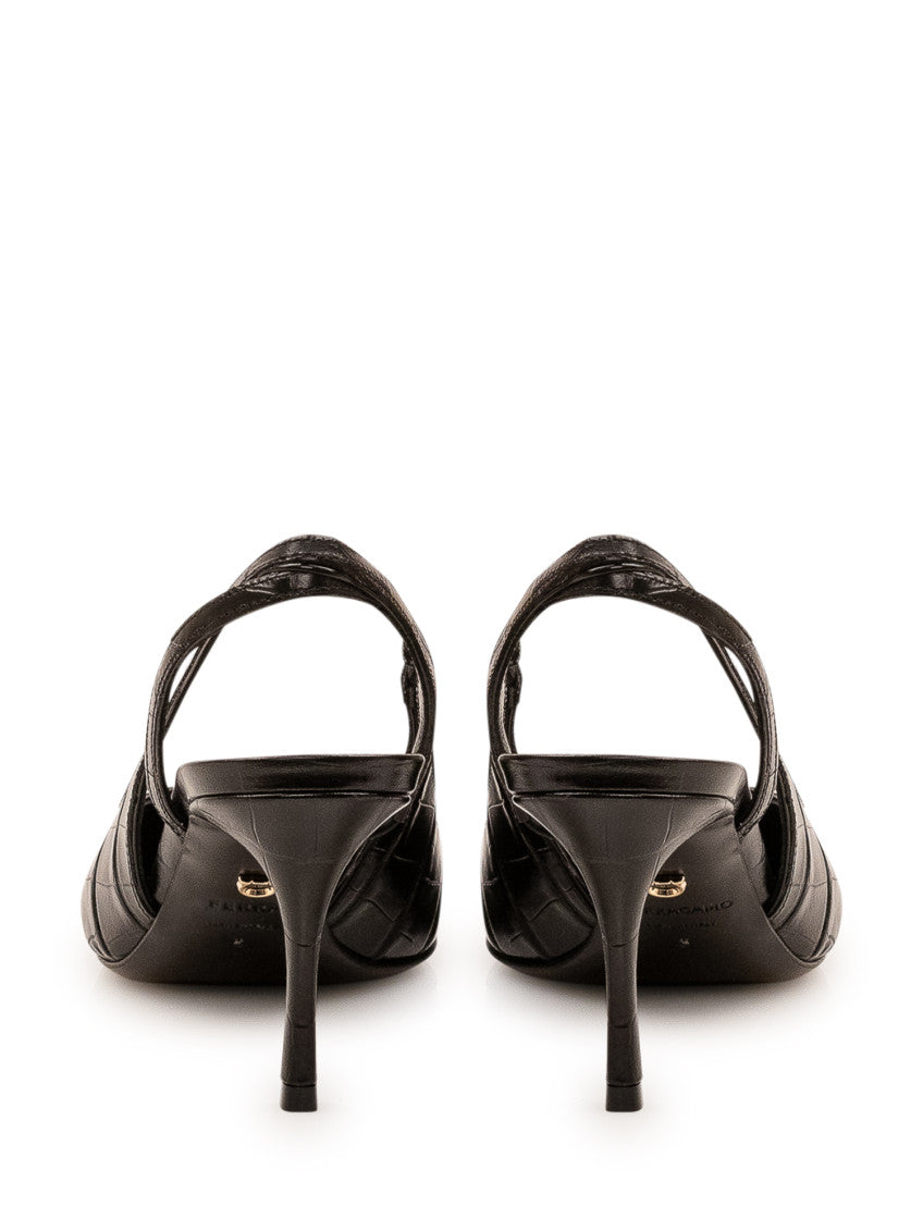 Black Slingback Pumps 3