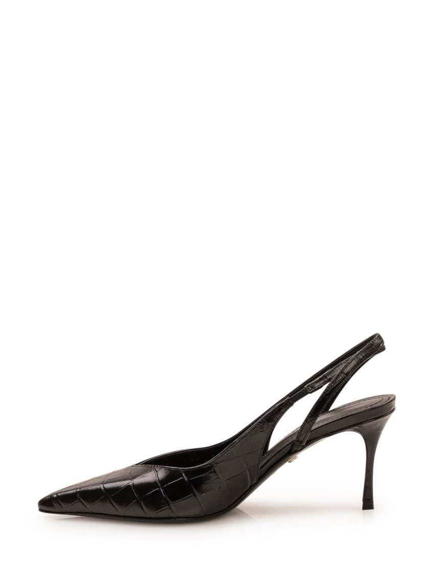 Black Slingback Pumps 4