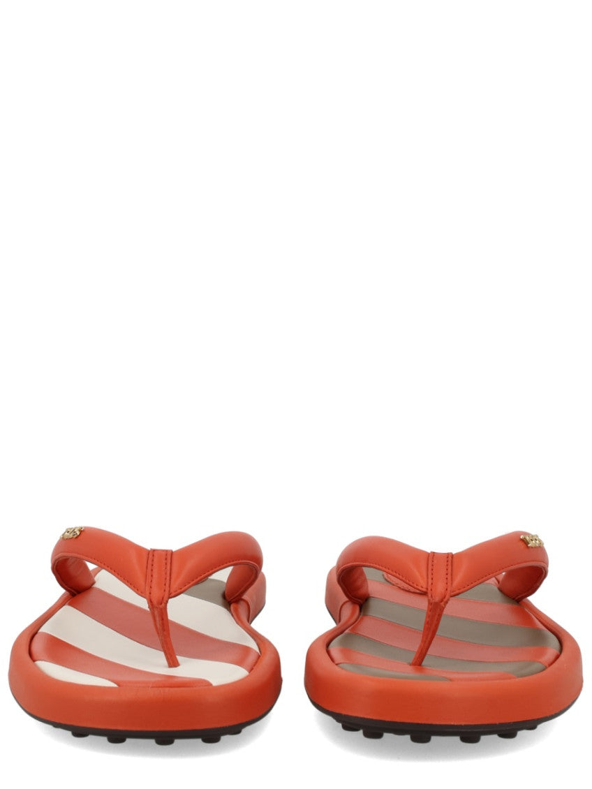 Orange Logo Collection Slippers 3