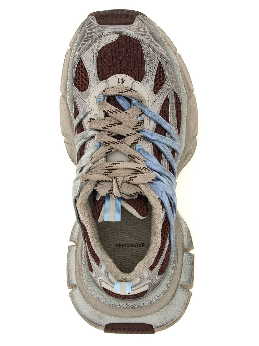 Multi Color Lace Up Sneakers 4