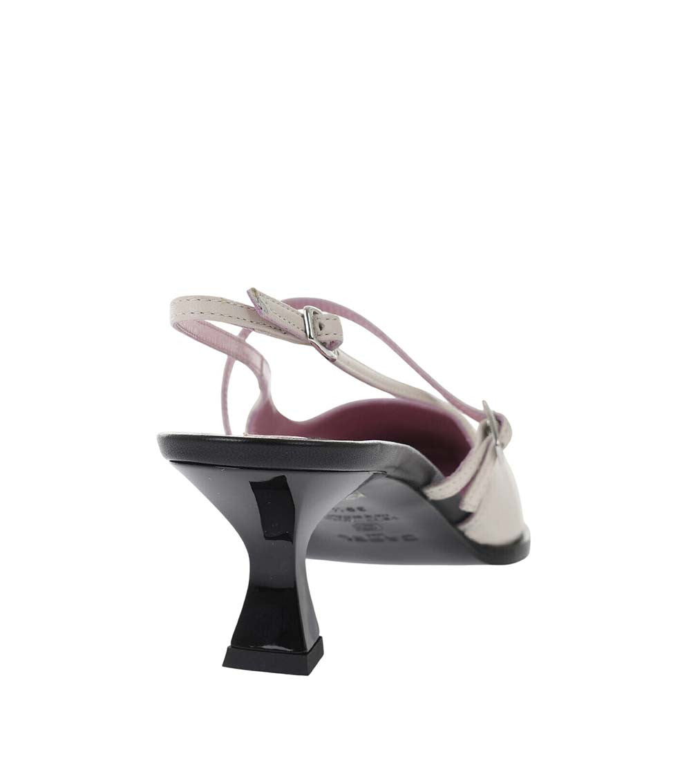 Beige Two-Tone Pumps 3