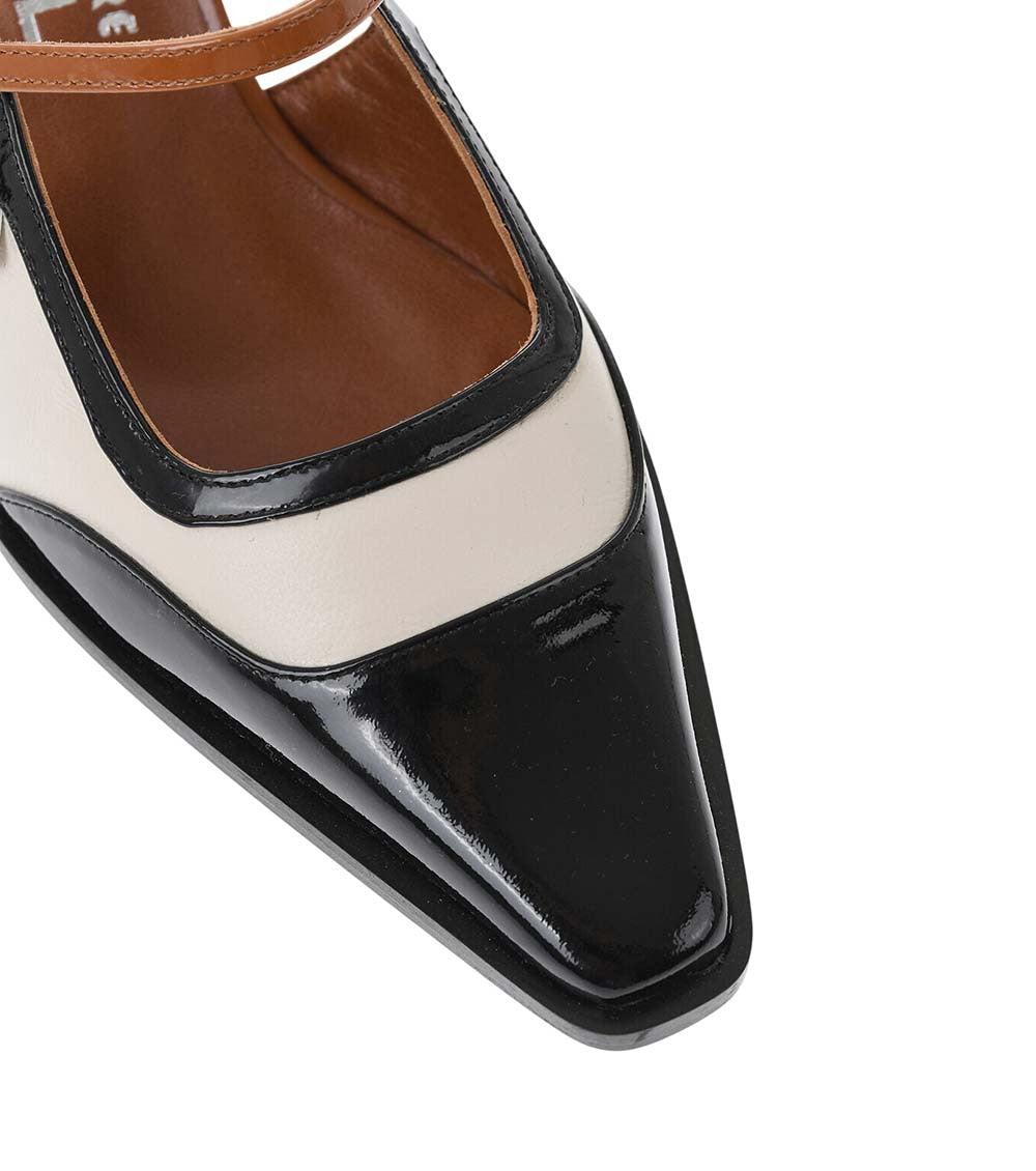 Brown Leather Slingback Pumps 4