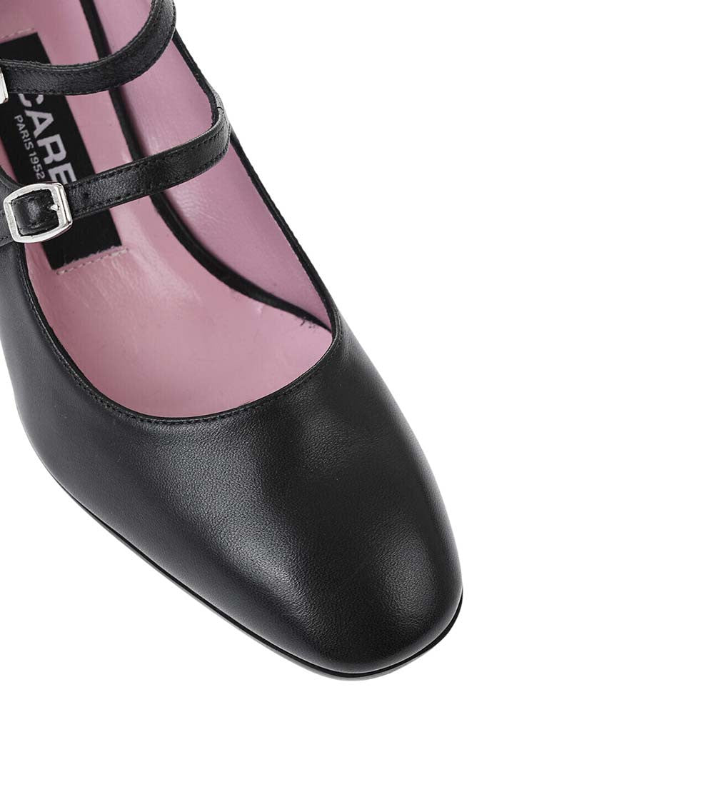 Black Leather Pumps 4
