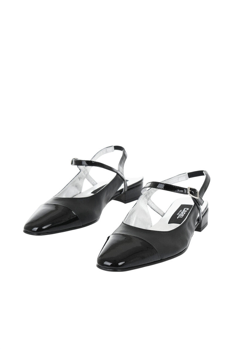Black Slingback Ballet Flats 2