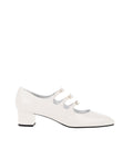 White Leather Pumps 1