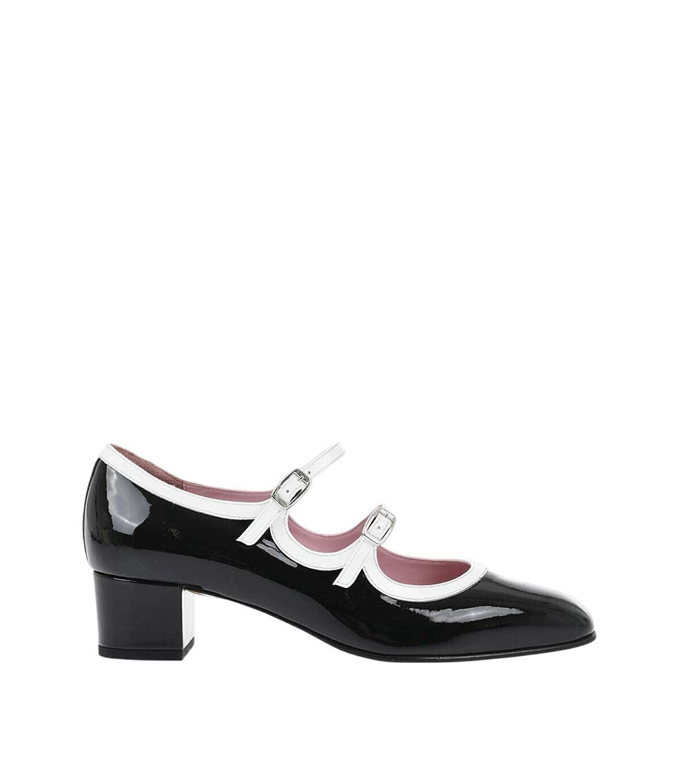Black Leather Pumps 1