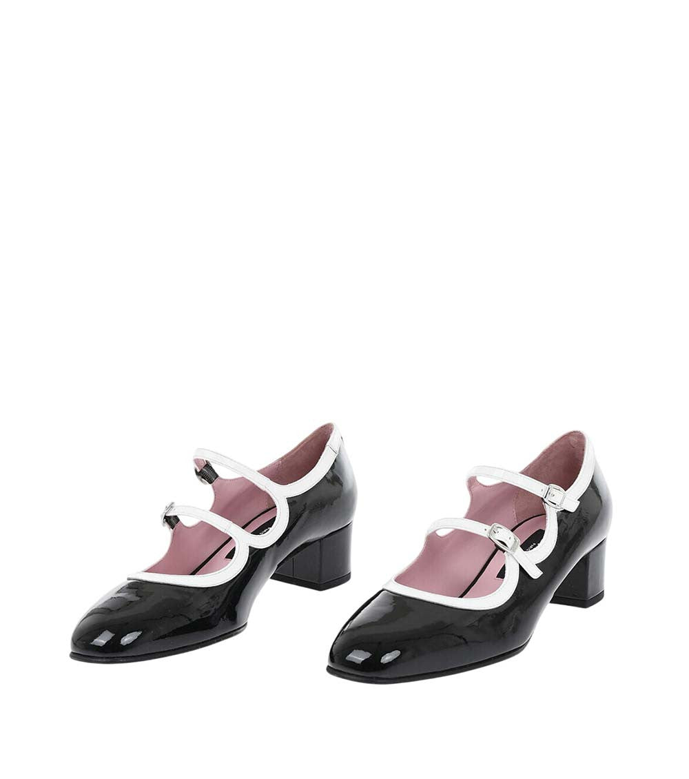 Black Leather Pumps 2