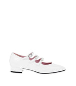 White Leather Pumps 1