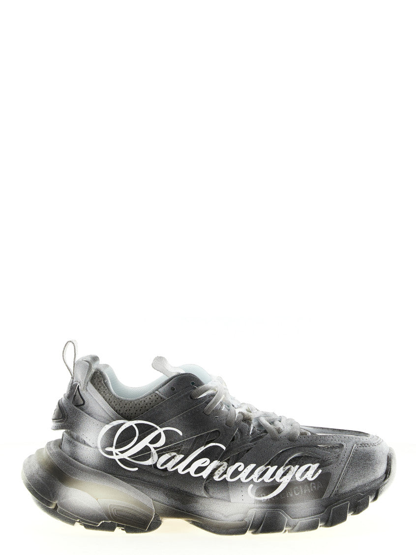 Silver Logo Sneakers 1