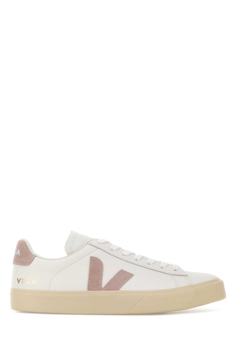 White Leather Campo Sneakers 1