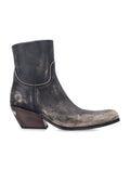 Black Distressed Boots 1