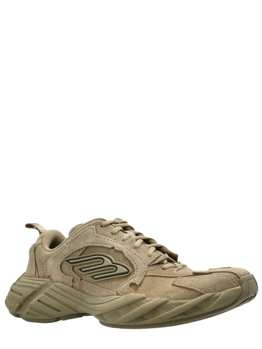 Beige Solid Monday Sneakers 2