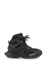 Black Logo Track Hike Sneakers 1