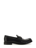 Black Solid Cadet Loafers 1