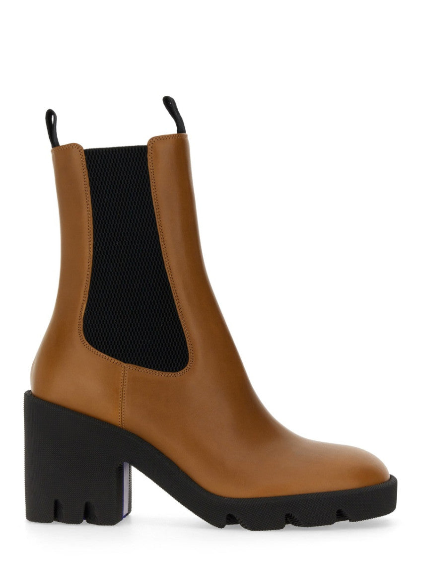 Brown Solid Carryover Boots 1