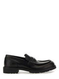 Black Solid Rogue Loafers 1