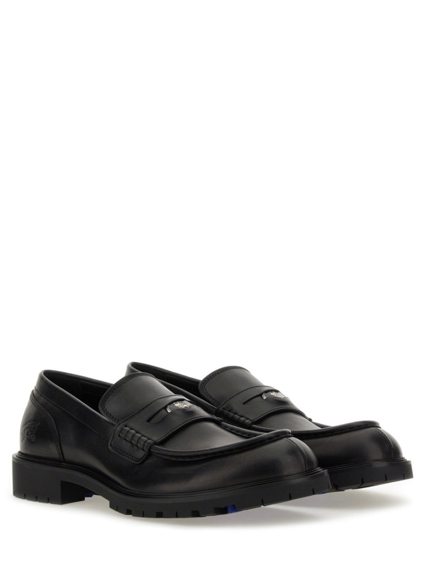 Black Solid Rogue Loafers 2