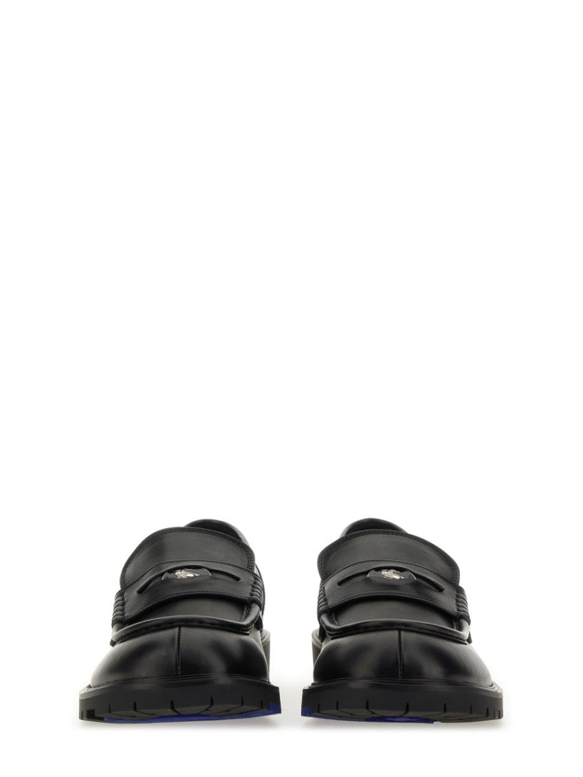 Black Solid Rogue Loafers 5
