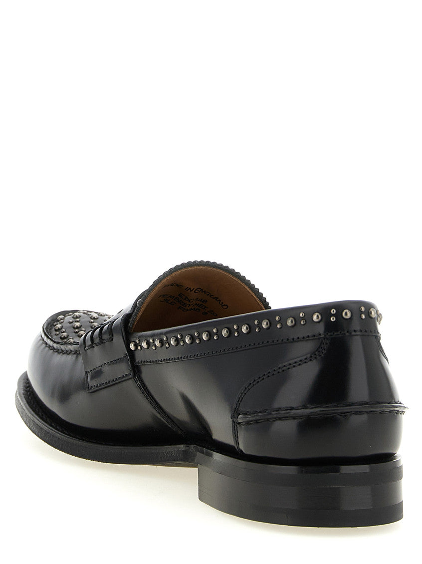 Black Studded Loafers 3