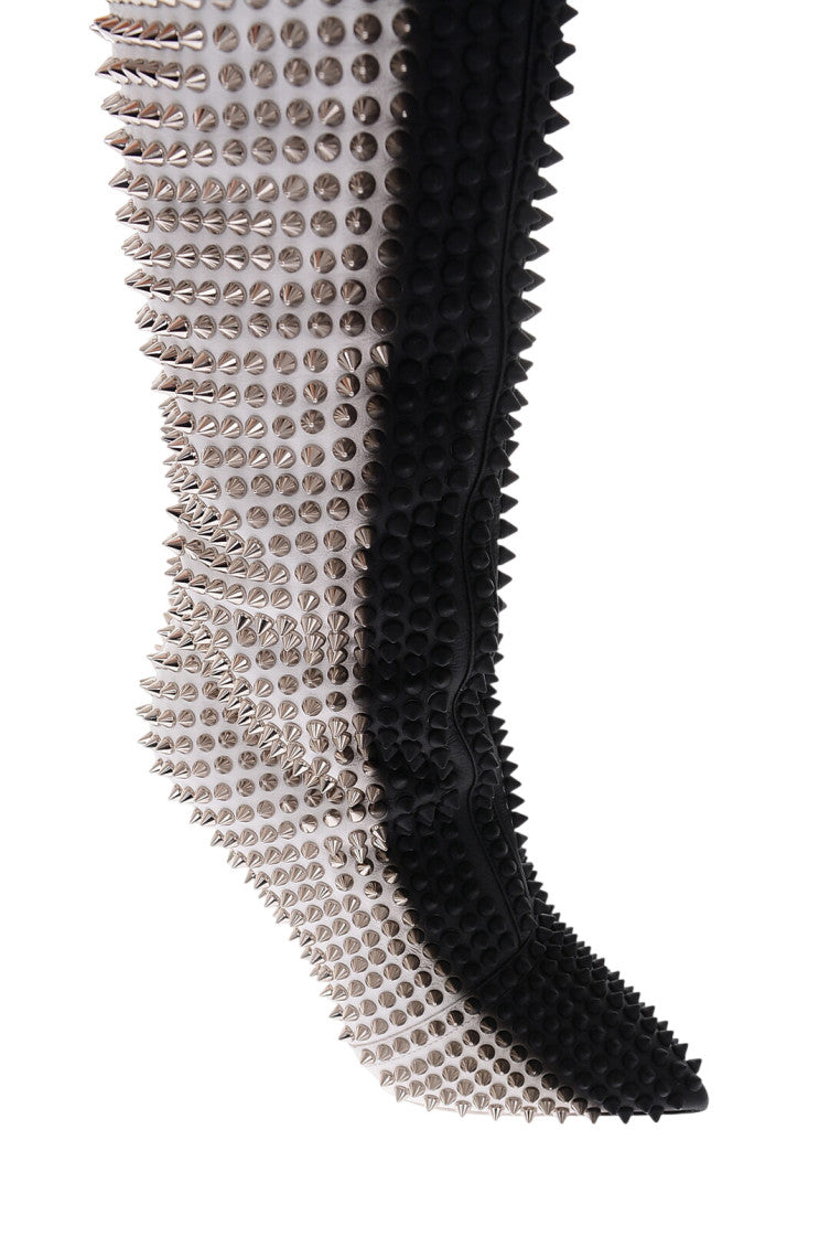 BlackWhite Over-the-Knee Boots 2