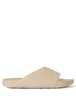 Beige Slip On Slides 1