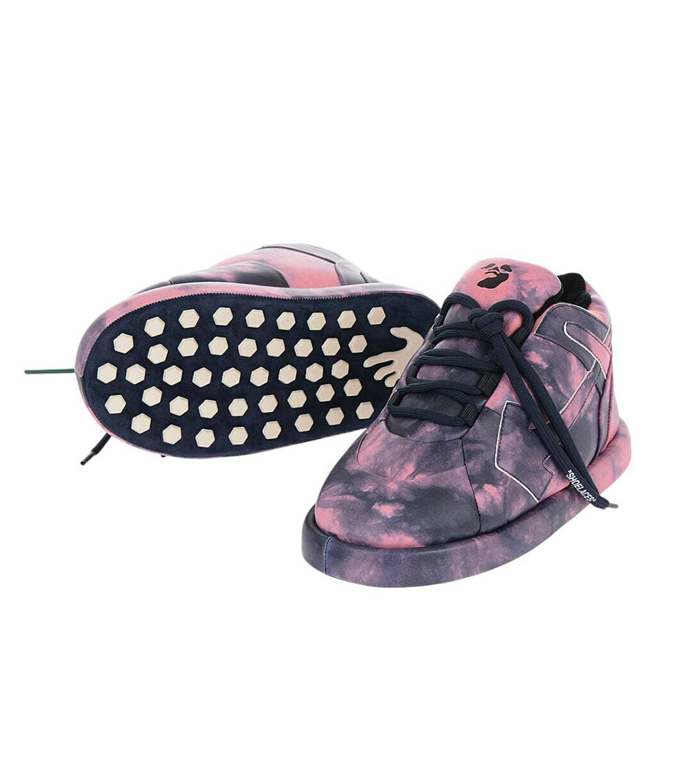 Pink Leather Sneakers 2