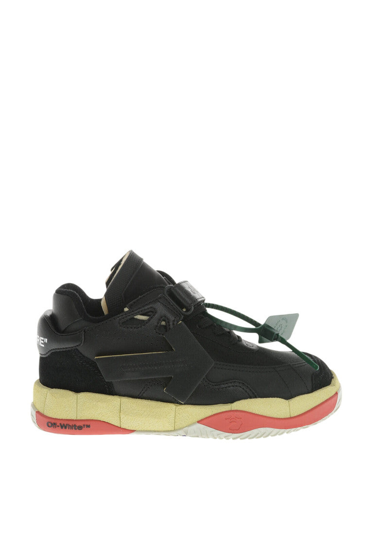 Black Leather Low-Top Sneakers 1