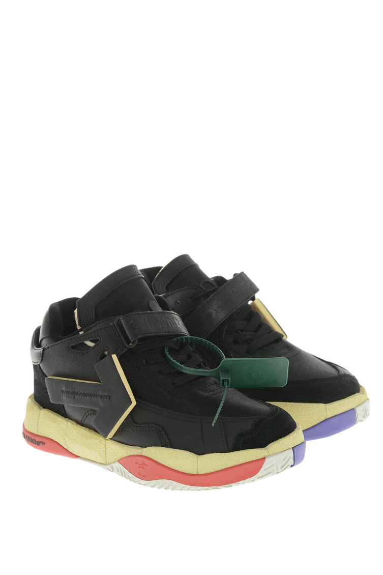 Black Leather Low-Top Sneakers 2
