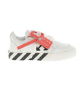 Boys White Low-Top Sneakers 1