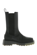 Black Leather Chelsea Boots 1