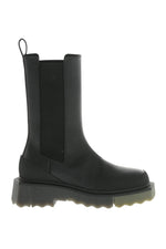 Black Leather Chelsea Boots 1