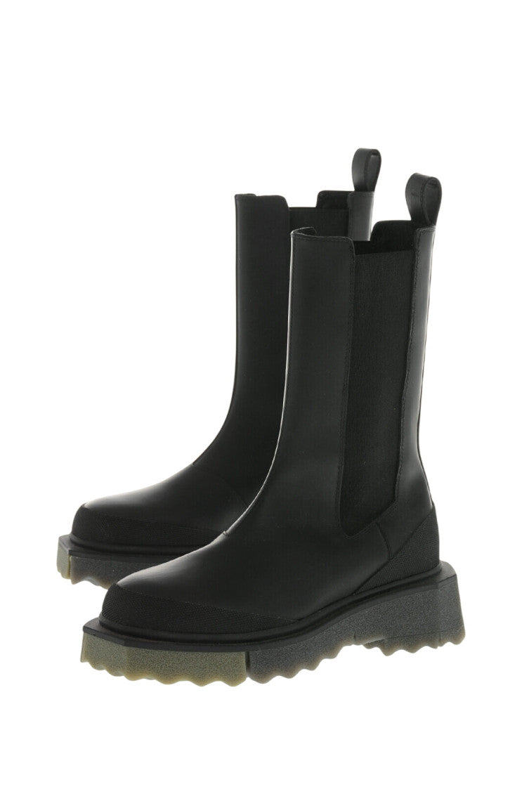 Black Leather Chelsea Boots 2