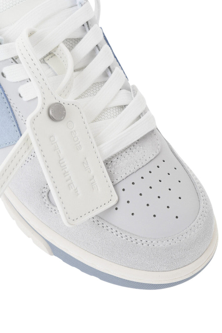Blue Leather Low-Top Sneakers 4