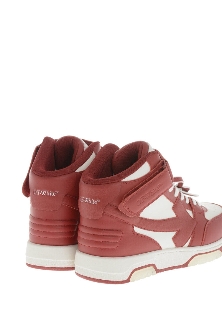 Red High-Top Sneakers 3