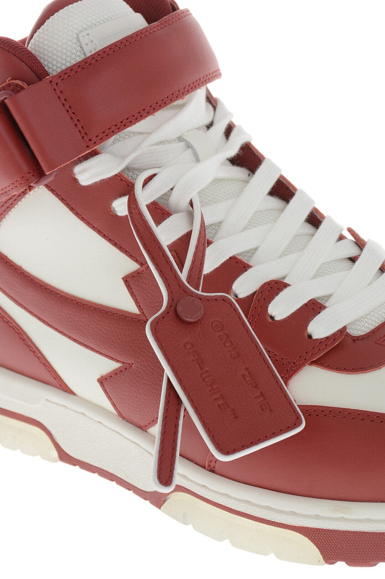 Red High-Top Sneakers 4